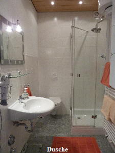 FeWo2a, Dusche